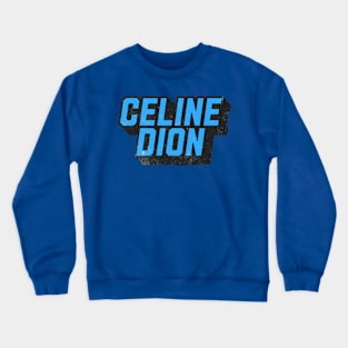 Celine Under Blue Crewneck Sweatshirt